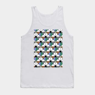 Playing Origami Flower Geometry - Color Floral Play #1 Pastel Tank Top